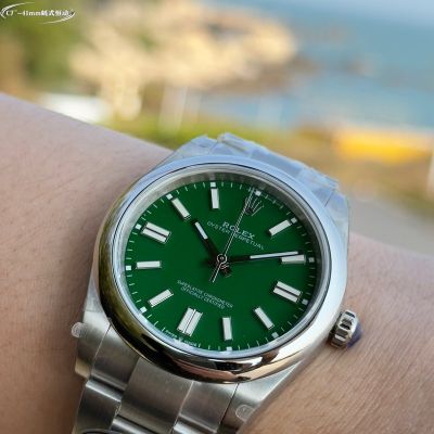 Clean Factory Rolex Oyster Perpetual Replica with Green Dial 41/36mm for 3230 31mm for 2232 Watch